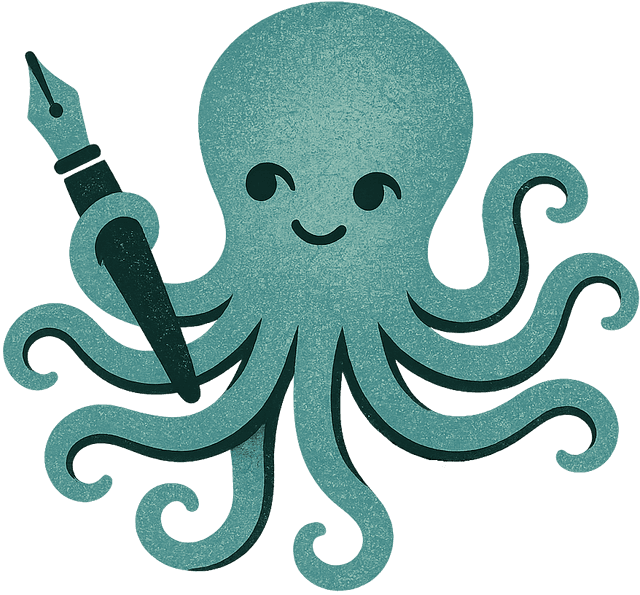 Octopus with Pen