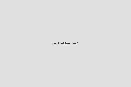 Invitation card